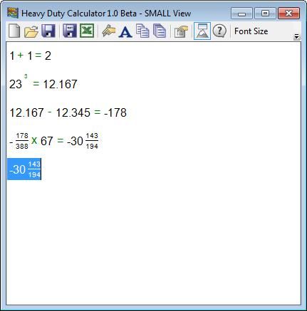 Heavy Duty Calculator